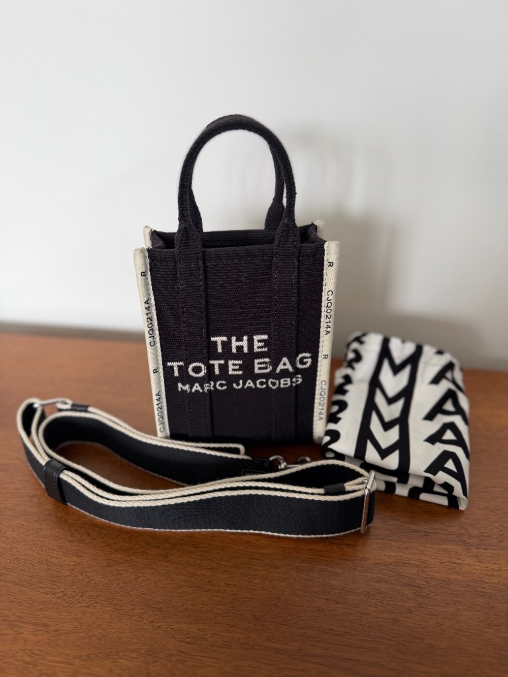 The Jacquard Mini Crossbody Tote Bag